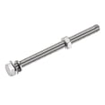 thumbnail image 4 of Uxcell M8 x 90mm 304 Stainless Steel Hex Head Screws Bolts, Nuts, Flat & Lock Washers Kits 6 Sets, 4 of 4