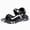 L101-Black, variant on CAUYDY Boys Sandals Kids Open toe Athletic Sport Sandals Adjustable Strap Summer Outdoor Hiking Beach Water Shoes for Little Big Kid(L101-Gold,12)
