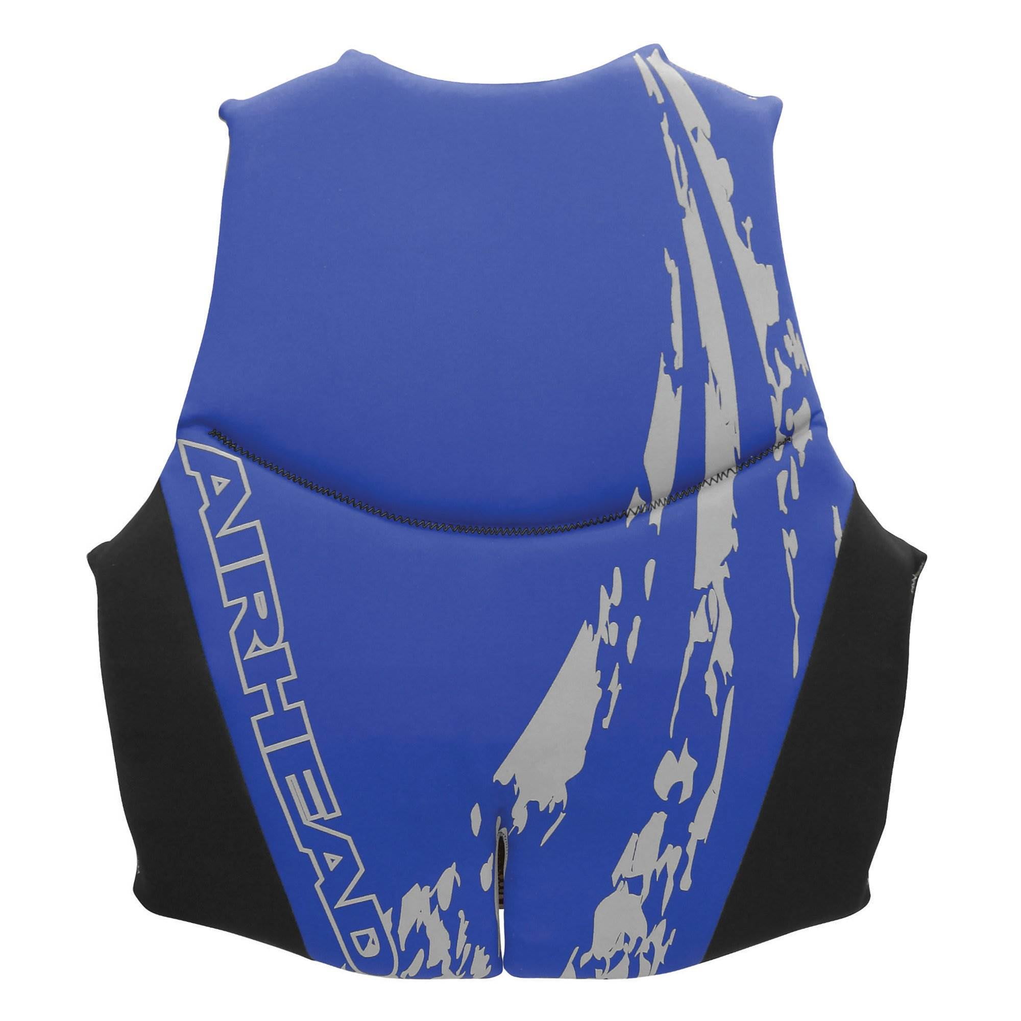 Airhead Swoosh Neolite 90+ Lb Blue Adult Small Life Vest Jacket 10076-08-B-BL