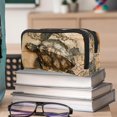thumbnail image 6 of MUOOUM Pencil Case, Sea Turtle Vintage Map Large Capacity Pencil Pouch Stationery Pen Bag, 6 of 7