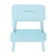 thumbnail image 1 of Silla de casa de muñecas con dos escalones, taburete hecho a mano, modelo para comedor de casa de muñecas Azul, 1 of 9