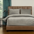 thumbnail image 3 of SIScovers Mixology Padma 3 Piece Bed Cap Comforter Set with Sewn Corners Smoke Queen, 3 of 5