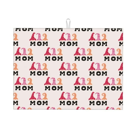 

Dish Drying Mat Mothers Day Absorbent Microfiber Kitchen Mat Heat Resistant Drying Mat Kitchen Counter for Dishes Utensils Pots Pans Drainer Mats 18x24in