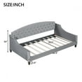 thumbnail image 6 of Modern Luxury Tufted Button Daybed, Twin, Gray, 6 of 9