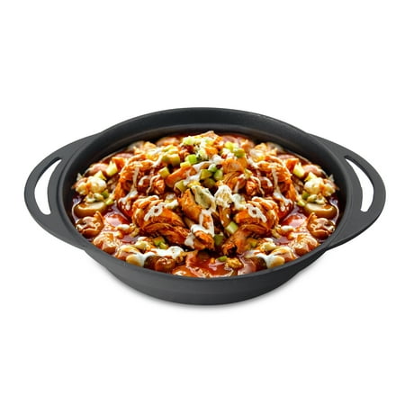 Cast Iron Pan, Jim Beam Heavy Duty Construction Grilling and Barbecue 9.5'' Cast Iron Round Pan, Pre Seasoned