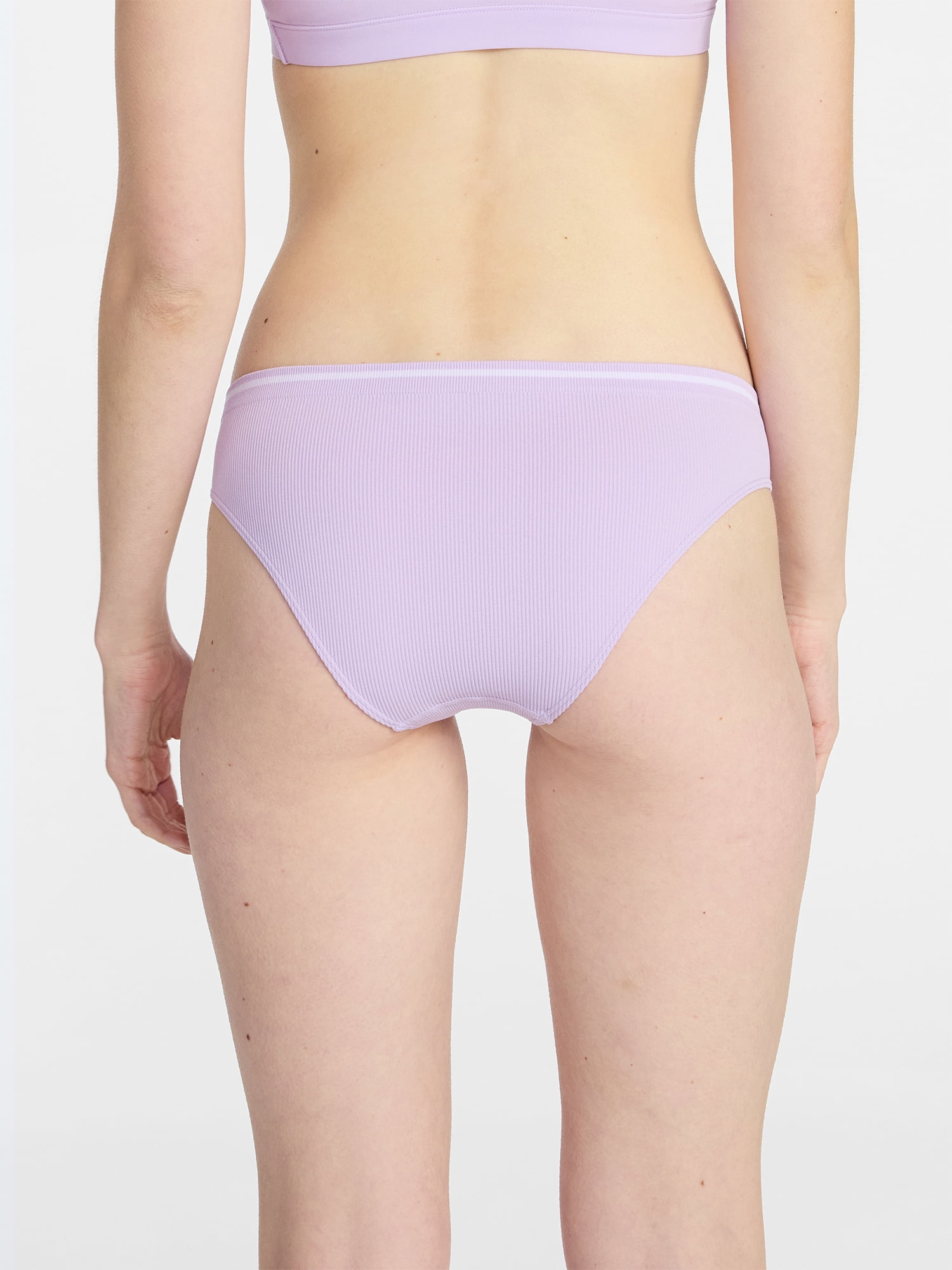 No Boundaries Seamless Cheeky Panties, 3-Pack, Women's, Sizes XS-XXXL