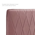 thumbnail image 5 of Modway Phillipa Performance Velvet Queen Platform Bed in Dusty Rose, 5 of 10