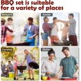 thumbnail image 5 of Juego de utensilios para barbacoa, juego de utensilios para barbacoa para asar a la parrilla - Material: Aleación de aluminio - Material de la caja: Aleación de aluminio - Caja de aluminio, 3 utensil, 5 of 5