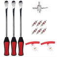 thumbnail image 3 of Yeacher Tire Spoons Rim Protectors Valve Cores 4 in 1 Tool Tire Removal Repair Tools, 3 of 8