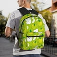 thumbnail image 6 of Fuzoiu Green Apple Print School Backpack for Teens,Large Bookbag,Lightweight Laptop Bag for Travel, Work, School & Outdoor Adventures, 6 of 6