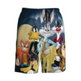 thumbnail image 4 of Looney Tunes Cartoons Mens Swim Trunks Quick Dry Board Shorts With Mesh Lining, Beach Shorts Swimwear Bathing Suits, 4 of 7