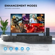ULTIMEA Sound Bar for Smart TV with Dolby Atmos, 190W Peak Power Soundbar with Subwoofer, TV Sound Bar with Bass Boost, Home Theater Audio Sound Bars for TV Speakers