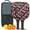 Pioneer Flower Floral-2, variant on Pickleball Paddles Set,Pioneer Flower Floral Print Pattern Fiberglass Surface Pickleball Racket Set with 2 Indoor Outdoor Pickleball Balls and Pickleball Bag,Pickle-ball Equipment