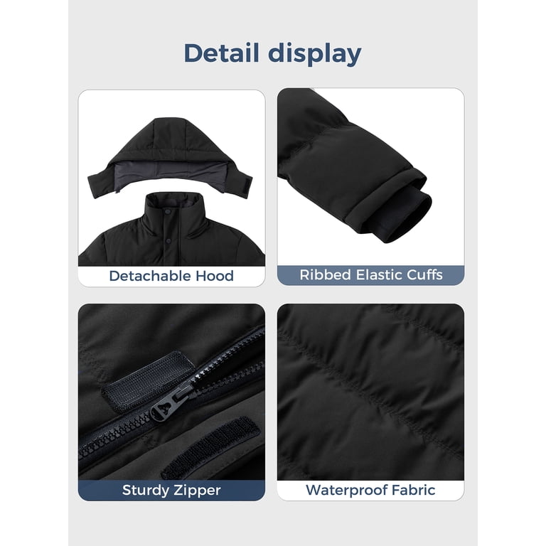 Wantdo Men's Quilted Bomber Puffer Jacket photo 6