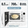 thumbnail image 2 of Horno microondas Nostalgia Retro 20L 700W con 8 cocciones automáticas, 2 of 6