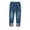Blue, variant on WOLLED Kids Girl Jeans Denim Embroidered Slim Jeans, Big Girls Elastic Waist Denim Bottom Pants Toddler Sweat Pants Wide Leg Baggy Trousers for 2-12 Years