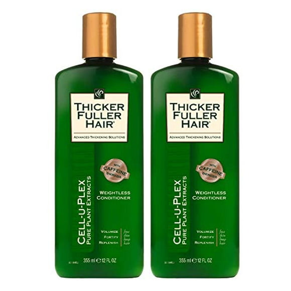 Thicker Fuller Hair Conditioner Weightless 12 Ounce (355ml) (Pack of 2)