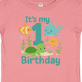 thumbnail image 4 of Inktastic First Birthday Sea Creatures Celebration Boys or Girls Baby T-Shirt, 4 of 5