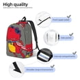 thumbnail image 3 of Easygdp Dinosaur Super Hero Cartoon Mochila de Lona Resistente para Laptop, Compatible con Laptops de 15 a 17 pulgadas, Ideal para Escuela, Trabajo y Viajes-Small, 3 of 5