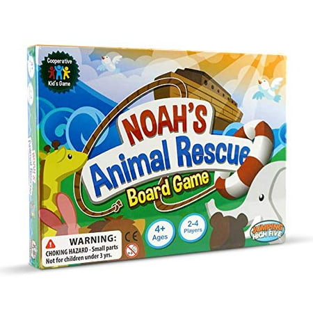 Jumping High Five Noah’s Animal Rescue! Kids #1 Cooperative Matching Game for Kids Ages 4 and Up - Teach Children New Skills While Having Fun - Hot Toys for 2019. Learning Board Games Ages 4 to (Best Selling Board Games Of 2019)