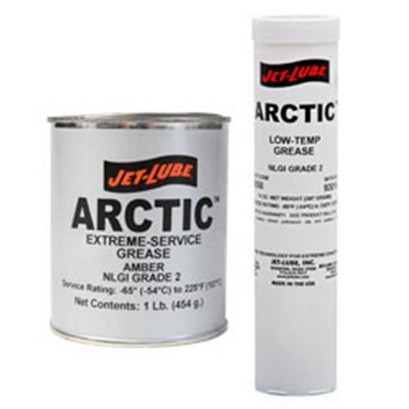 Jet-Lube Arctic - Extreme Low Temperature Grease | NLGI #2 | Calcium Soap | Military Grade | Multi-Purpose | 14 oz.