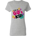 thumbnail image 3 of Inktastic I'm a 60's Kid 1960's Style Colorful Flowers Women's T-Shirt, 3 of 5