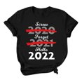 thumbnail image 1 of Blusa de mujer Navidad Impreso Casual Moda Todo-fósforo Camiseta de manga corta Tops Pompotops  hfajkhk124423, 1 of 6
