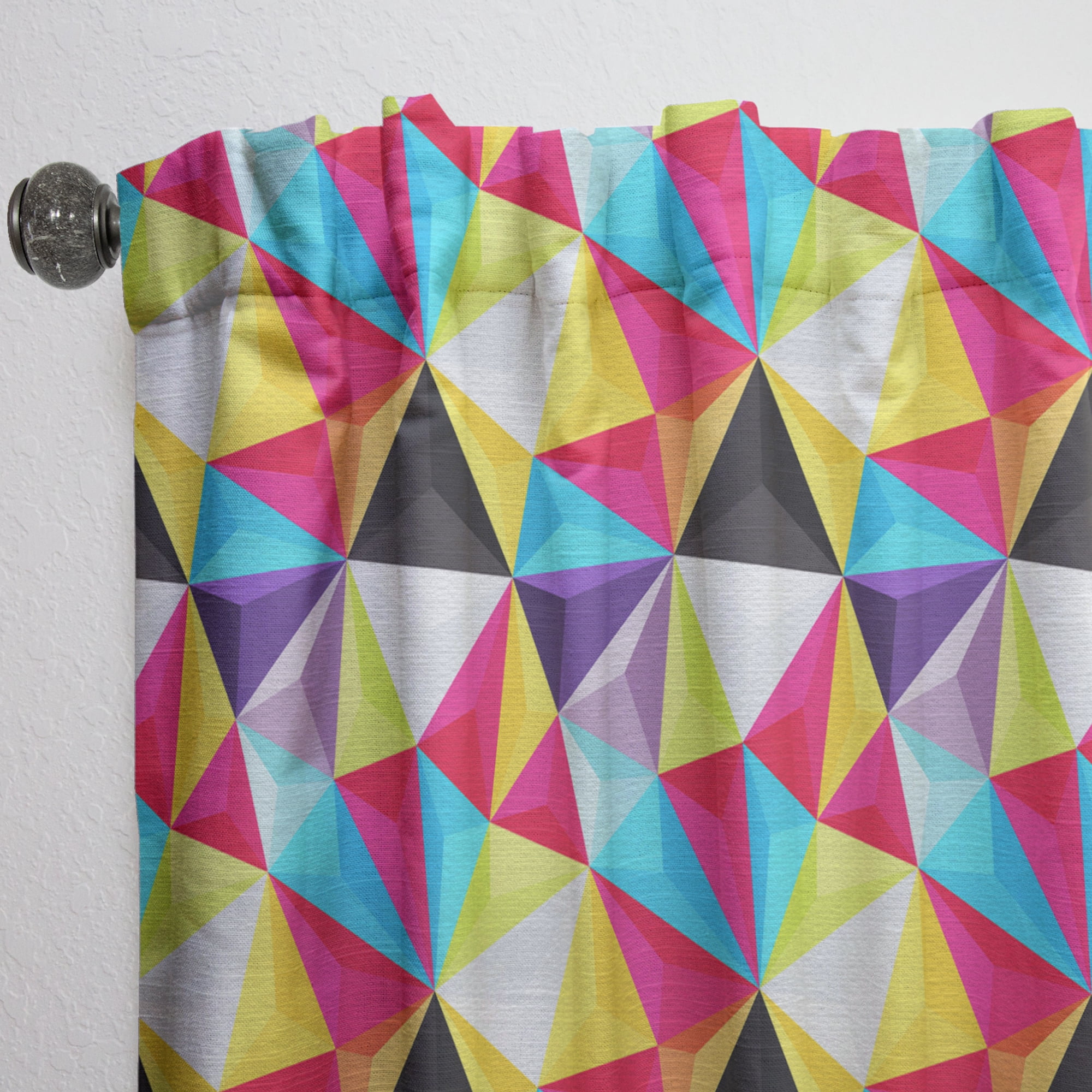 Designart 'Bright Vintage Wooden Door' Modern Curtain Panel
