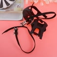 thumbnail image 3 of 8 pcs Cycling Road Mountain Toe Clips Plastic Anti-slip Toe Clip with Fixed Straps for Pedal (Black), 3 of 6