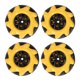 thumbnail image 5 of Rueda Omnidireccional, Rueda Mecanum Firme, Confiable Y Duradera De 48 Mm Para Accesorios De Automóviles Inteligentes Diy Acoplamiento TT OTVIAP 2 pares, 5 of 8