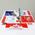 thumbnail image 3 of Mantel individual navideño, mantel para mesa de comedor, mantel para tazas, mantel de muñeco de nieve de noche Muñeco de nieve nocturno, 3 of 9