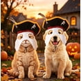 thumbnail image 6 of Pirate Hat for Dogs and Cats, Funny Caribbean Style Pet Hat for Halloween Party and Cosplay, 6 of 6