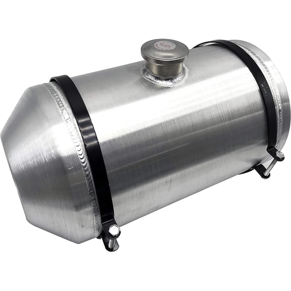 JSD 10" x20" 6.75 Gallon Spun Aluminum Fuel Tank / Gas Tank 1/4" NPT Outlet Center Fill