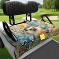 thumbnail image 4 of Uourmeti Hedgehog Floral Pattern Golf Cart Seats Cushion Lightweight, Fit for Sports Golf Carts Suitable for Club Car EZGO, 4 of 8