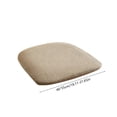 thumbnail image 3 of Chair Cushion Square Contoured Seat Pad For Dining And Office Seating Comfort, 3 of 6