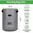 thumbnail image 2 of 2 Pack Potato Plant Bags, Plant Bag with Window and Handles, Breathable and, 2 of 5