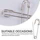 thumbnail image 3 of Guardurnaity Diseño Simple boda fiesta banquete 37mm cárdigan pasador de seguridad mujeres chal bufanda accesorio Clip broche infantil pañal Ropa, zapatos y accesorios Miscelánea, 3 of 6
