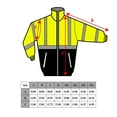 thumbnail image 2 of Men's ANSI Class 3 High Visibility Bomber Safety Jacket, Waterproof - Lime / Large, 2 of 7