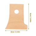 thumbnail image 2 of BRIGHTFUFU 7pcs Sculpting Tools Wood Beige Smoothing Tools for Handmade Crafts, 2 of 8