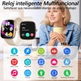 thumbnail image 5 of OIIUOUI Reloj Inteligente Mujer, 1.8 Pulgada Alexa, Llamadas Bluetooth Reloj Dama, para iPhone y Andriod Inteligente Pantalla Digital para Mujer, 5 of 5