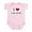 Petal Pink, variant on CafePress - I Love Fair Trade Infant Creeper - Baby Light Bodysuit, Size Newborn - 24 Months