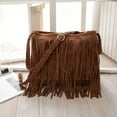 thumbnail image 4 of Senikei Fringe Crossbody Shoulder Bag Tassel Messenger Bag Fashionable Western Fringe Purse, 4 of 7