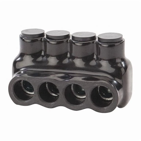 Polaris IPL1/0-4B 4-Port Black Multi-Tap Pre-Insulated Connector