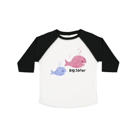 

Inktastic Big Sister with Lil Brother Gift Toddler Toddler Girl T-Shirt