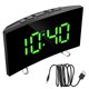 thumbnail image 1 of Despertador Vintage Madera ACTIVE Reloj Electrónico Luz, 1 of 5