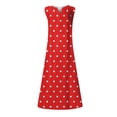 thumbnail image 5 of Robes pour Femmes Mode Femmes Décontractées Col en V Imprimé Robes Été Sans Manches Robe Chandail Boîte de Nuit Robes pour Femmes 2023 en Liquidation, 5 of 5