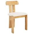 thumbnail image 5 of Safavieh Cayde Modern Wood Dining Side Chairs, Cream / Light Blonde, 5 of 8