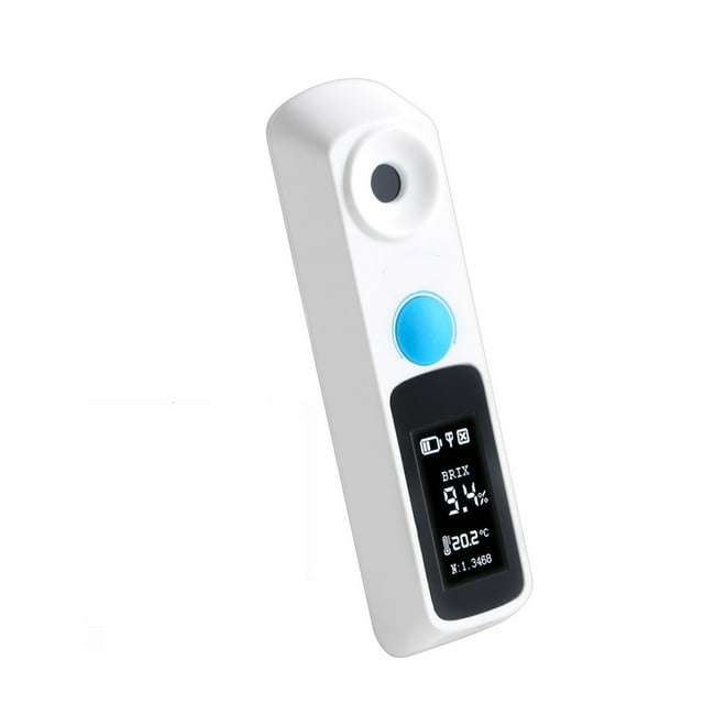 4-en-1 Café Sel Miel Sucre Brix Réfractomètre Numérique Compteur de Contenu Application Testeur de Concentration en Ligne Multifonction, Mesure Précise