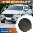 thumbnail image 2 of Unique Bargains Unqiue Bargains Front Right Car BumperTow Hook Cap Titanium Brown Pearl for Mazda CX-3 2016-2021 No.D10J50A11A, 2 of 6