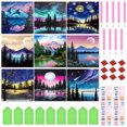 thumbnail image 1 of 9 Piezas 5D DIY Taladro Paisaje Del Arte 30x30 Cm, 1 of 9